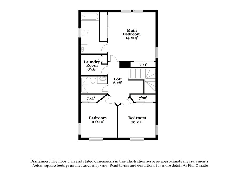 1,850/Mo, 2716 N Saramano Ln Tucson, AZ 85712 Floor Plan View 2