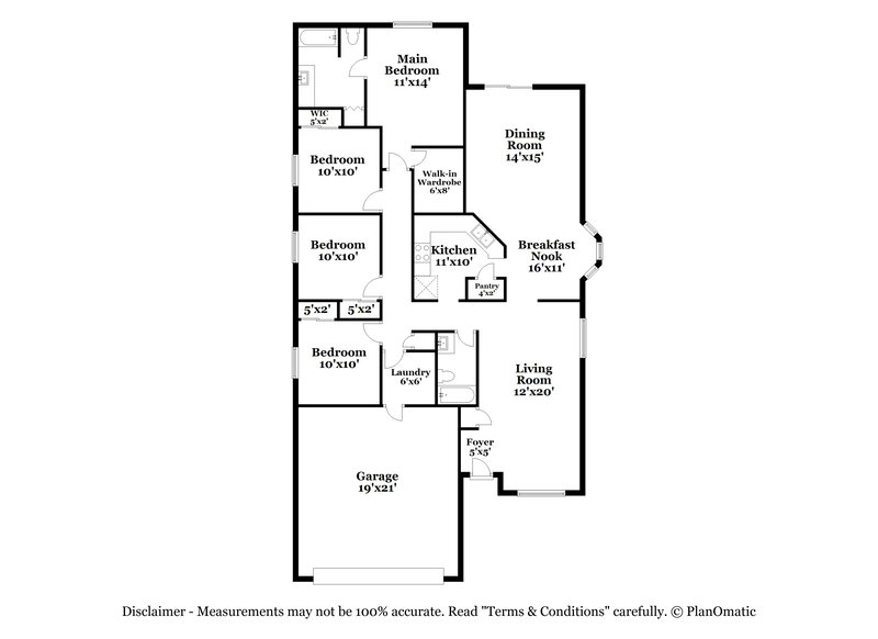 2,055/Mo, 2386 S Saint Thomas Aquinas Dr Tucson, AZ 85713 Floor Plan View