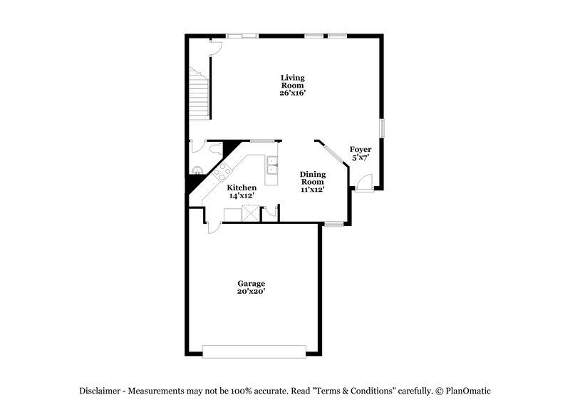 2,860/Mo, 1552 E Maryland Place Tucson, AZ 85706 Floor Plan View 2