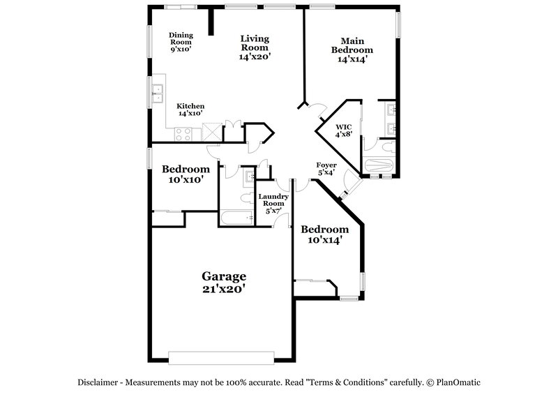 2,580/Mo, 9511 E Placita Elemental Tucson, AZ 85747 Floor Plan View