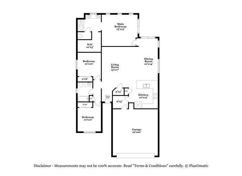 2,020/Mo, 7422 S Salt Water Dr Tucson, AZ 85757 Floor Plan View
