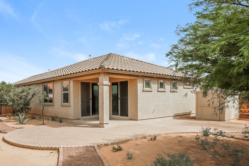 1,630/Mo, 7422 S Salt Water Dr Tucson, AZ 85757 Rear View