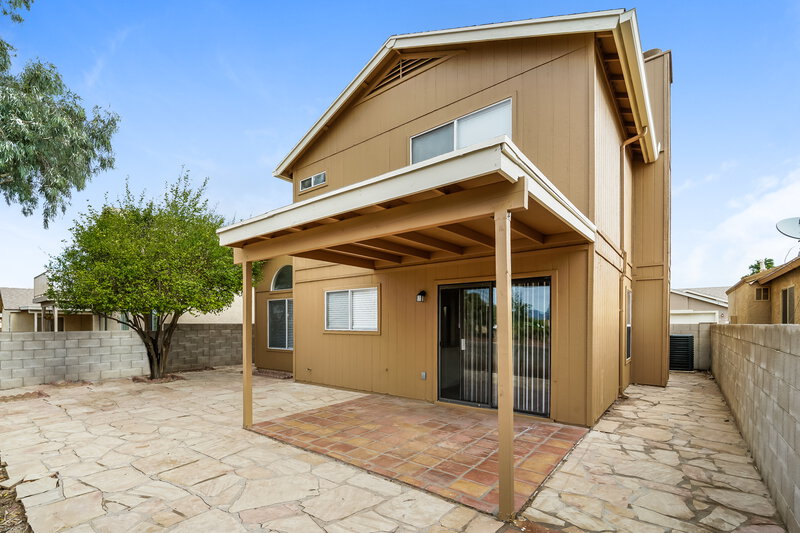 1,985/Mo, 4361 W Bunk House Rd Tucson, AZ 85741 Rear View