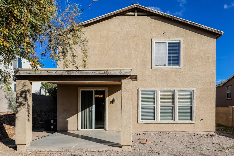 1,735/Mo, 1316 S Flaxseed Dr Tucson, AZ 85713 Rear View