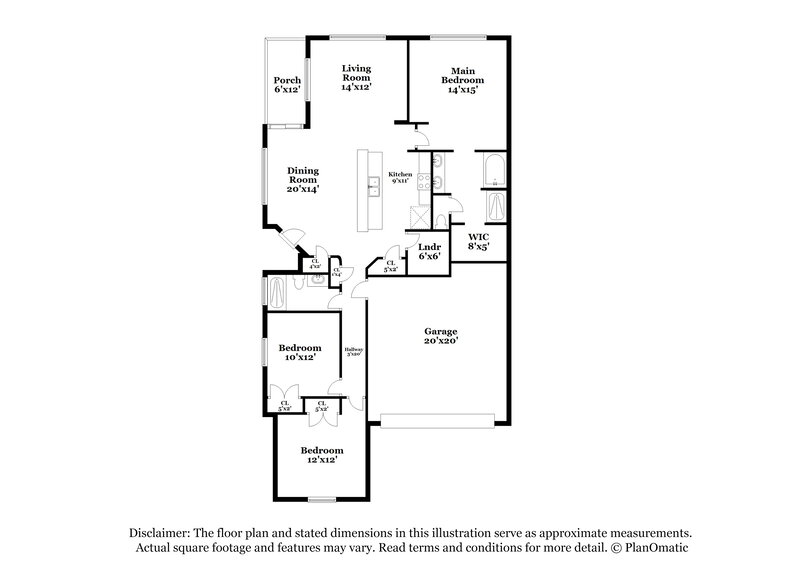 2,065/Mo, 8733 E Perry Park Cir Tucson, AZ 85730 Floor Plan View