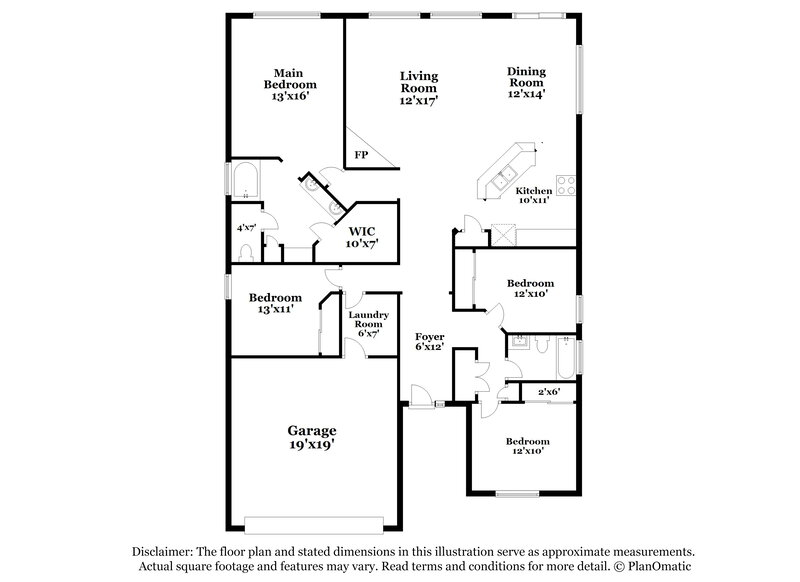 2,075/Mo, 7938 W Hawk Eagle Ct Tucson, AZ 85757 Floor Plan View