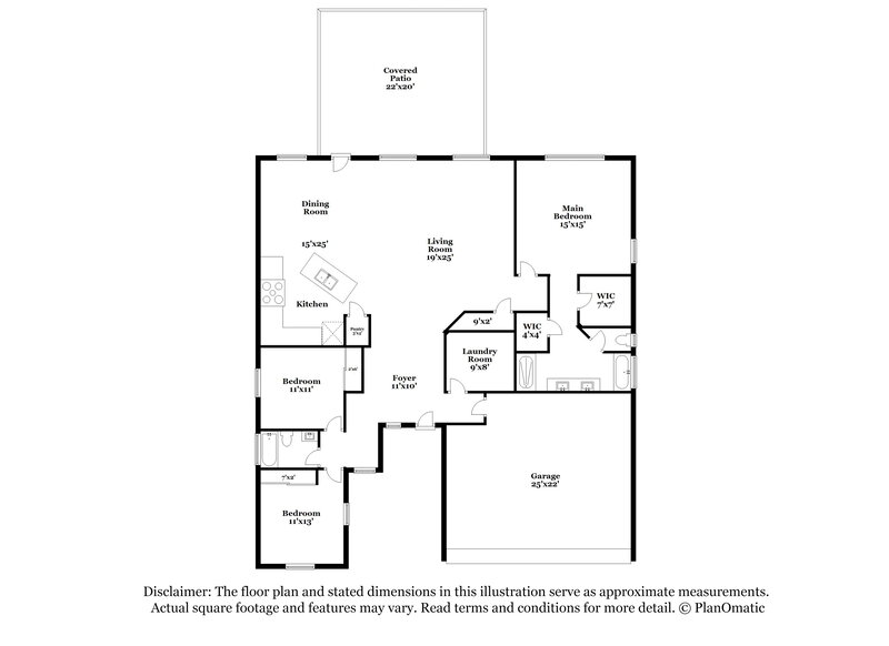 3,480/Mo, 5115 W Wild Burro Spring Dr Marana, AZ 85658 Floor Plan View
