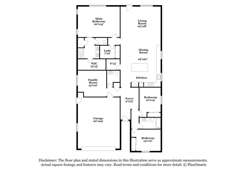 1,865/Mo, 13880 S Camino Chepa Sahuarita, AZ 85629 Floor Plan View