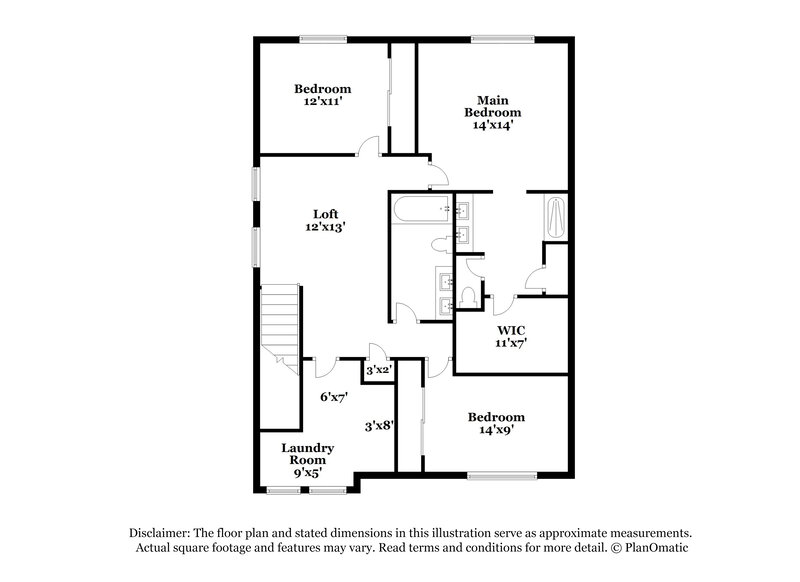 1,845/Mo, 6989 W Ferntree Lane Tucson, AZ 85757 Floor Plan View 2