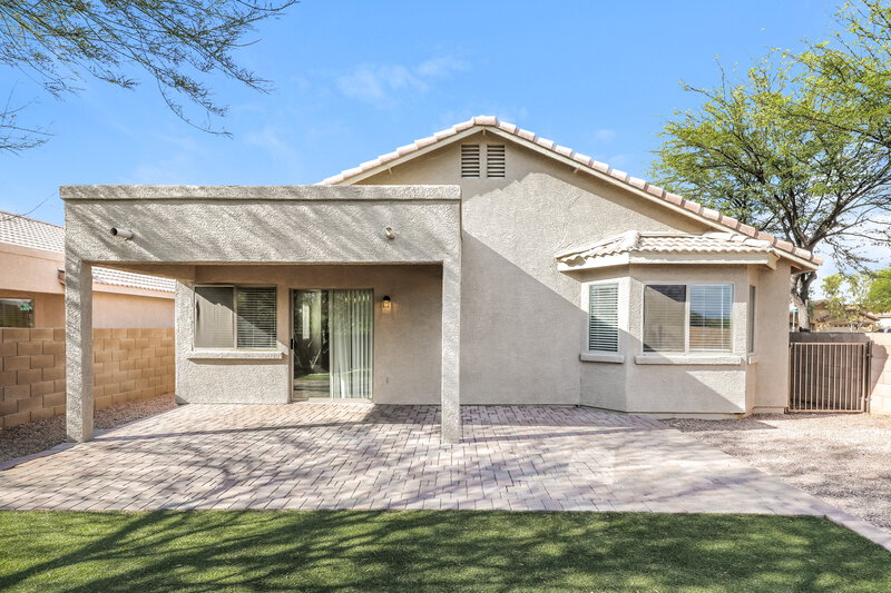 1,980/Mo, 10392 E Rose Hill St Tucson, AZ 85747 Rear View