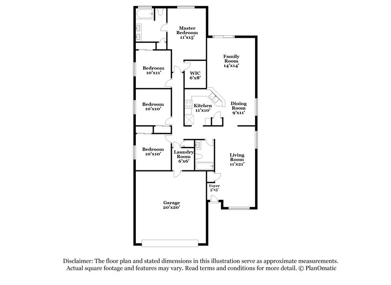 1,835/Mo, 11621 W Stone Hearth St Marana, AZ 85658 Floor Plan View