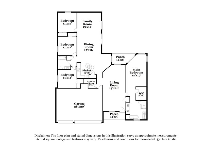 2,395/Mo, 6492 W Harbin Ridge Way Tucson, AZ 85757 Floorplan View