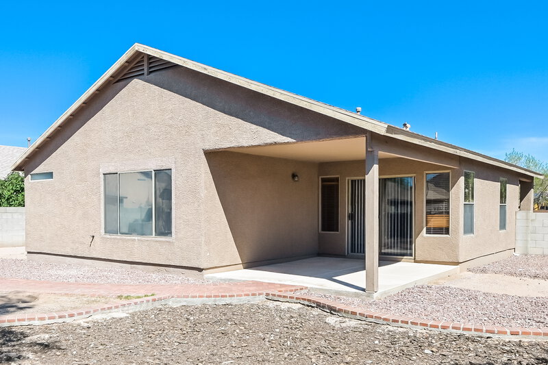 1,755/Mo, 3497 W Gower St Tucson, AZ 85746 Rear View