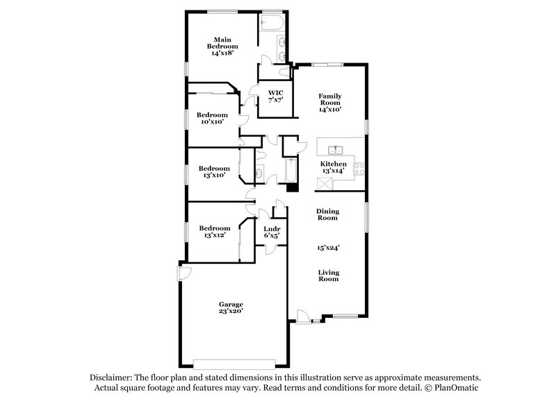 1,855/Mo, 11320 W Cotton Bale Ln Marana, AZ 85653 Floor Plan View