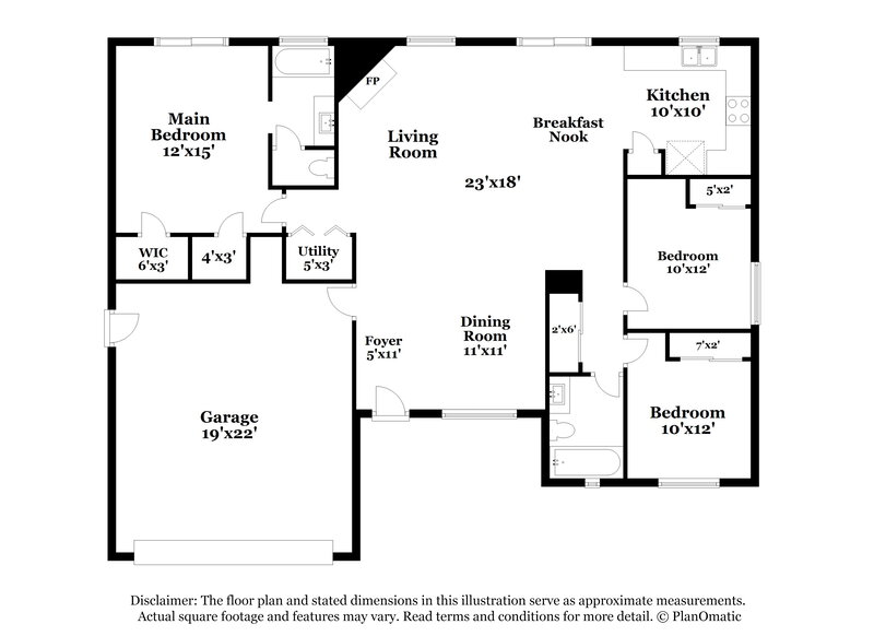 2,110/Mo, 9289 N Whipsnake Way Tucson, AZ 85742 Floor Plan View