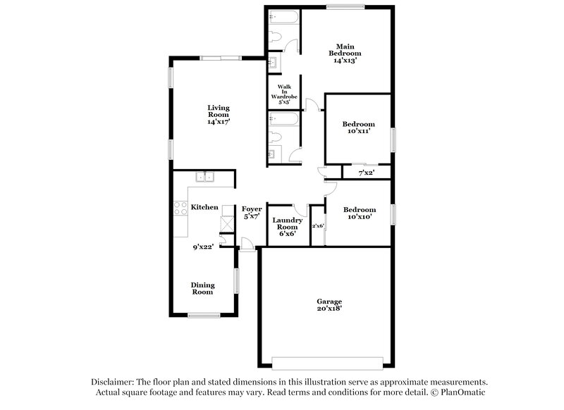 2,000/Mo, 11475 W Magic Song Street Marana, AZ 85658 Floor Plan View