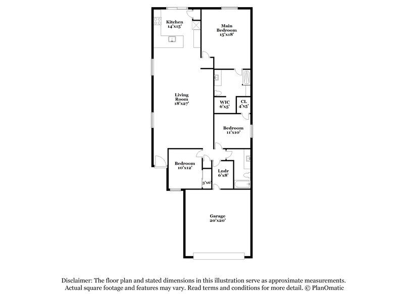 1,830/Mo, 12946 N Ong Dr Marana, AZ 85653 Floor Plan View