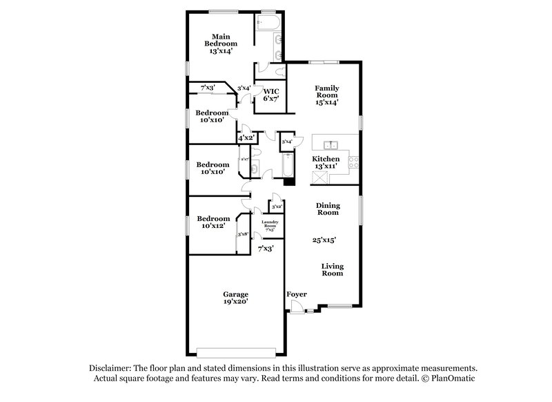2,100/Mo, 8966 S Beechnut Ln Tucson, AZ 85756 Floor Plan View