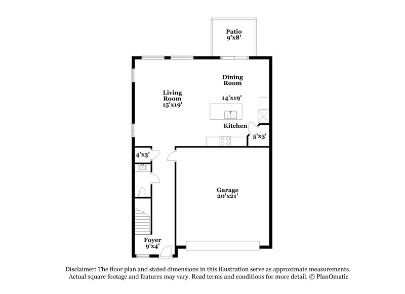 1,795/Mo, 11219 S Weismann Dr Vail, AZ 85641 Floor Plan View
