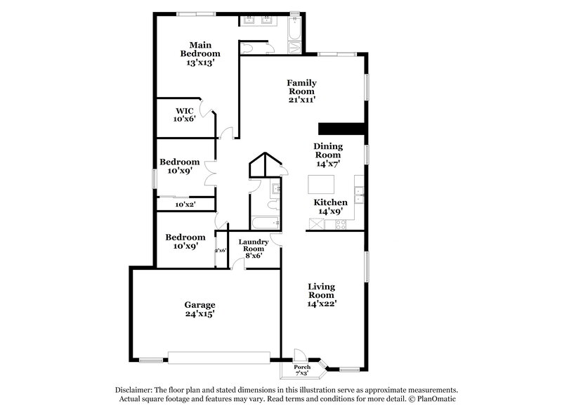 1,980/Mo, 8523 N Cantora Way Tucson, AZ 85743 Floor Plan View