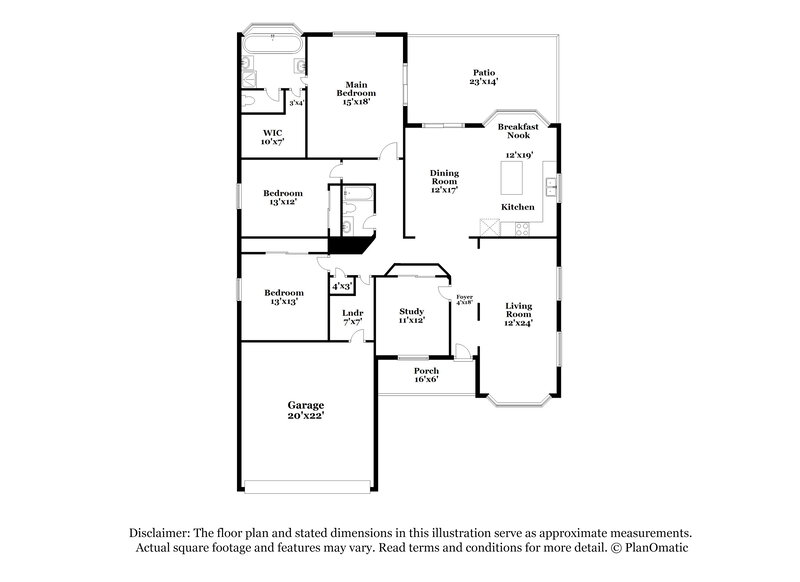 3,160/Mo, 6570 S Via Molino de Viento Tucson, AZ 85757 Floor Plan View