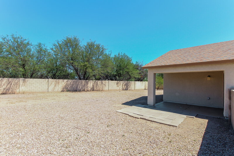 1,850/Mo, 4334 S Paseo Rio Bravo Tucson, AZ 85714 Backyard View