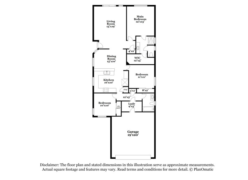1,635/Mo, 3562 E Felix Blvd Tucson, AZ 85706 Floor Plan View
