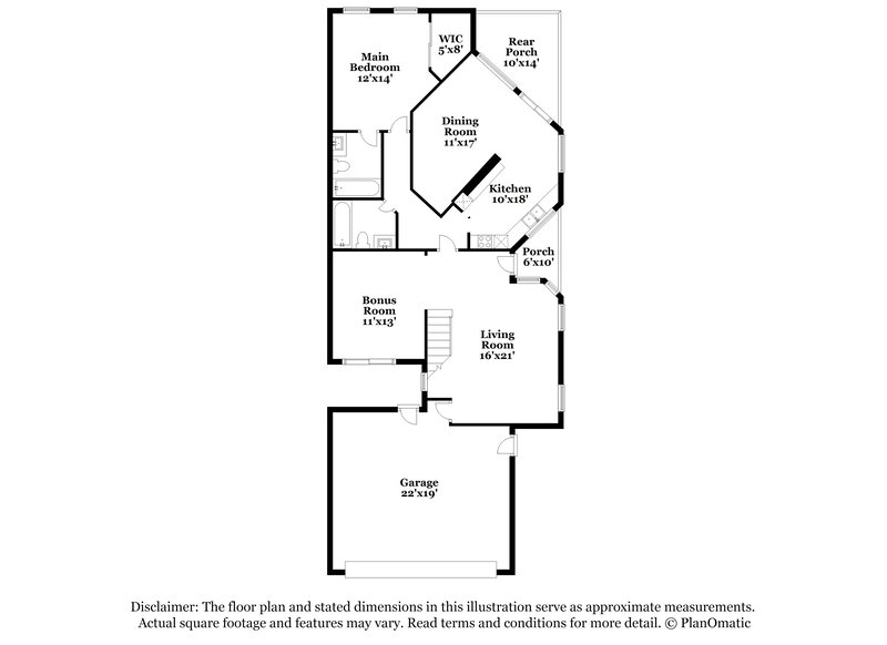 1,960/Mo, 3054 W Artebella Way Tucson, AZ 85742 Floor Plan View