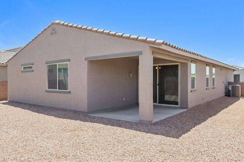 2,185/Mo, 12174 W Charismatic Drive Marana, AZ 85653 Rear View