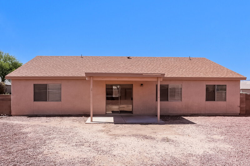1,890/Mo, 4398 W Veranda St Tucson, AZ 85741 Rear View