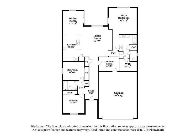 1,775/Mo, 1176 E Madera Grove Ln Sahuarita, AZ 85629 Floor Plan View