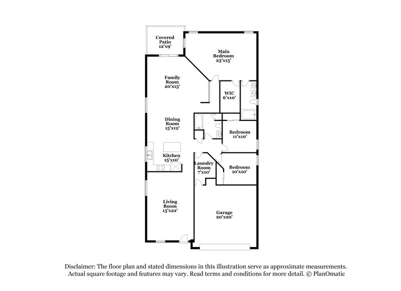 2,080/Mo, 2073 S Hidden Pasture Ln Tucson, AZ 85748 Floor Plan View