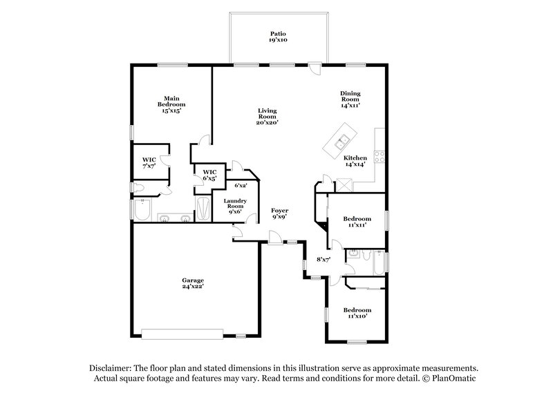 1,855/Mo, 1051 E Mowry Wash Ln Sahuarita, AZ 85629 Floor Plan View