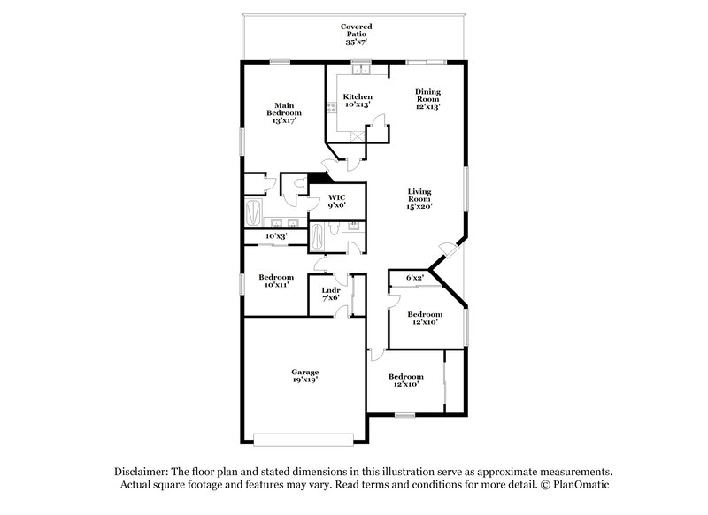 1,815/Mo, 5536 S Desert Redbud Dr Tucson, AZ 85757 Floorplan View