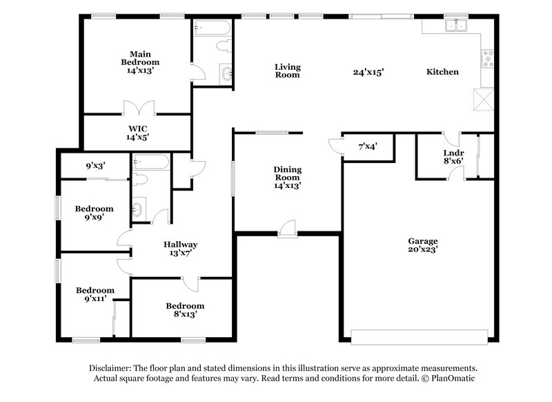 1,830/Mo, 4961 W Calle Don Alfonso Tucson, AZ 85757 Floor Plan View