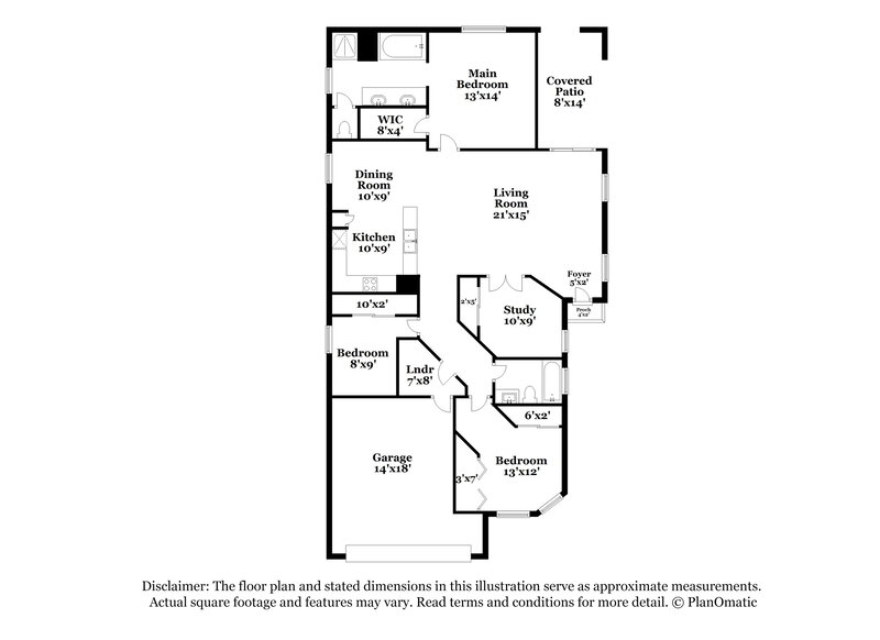 1,910/Mo, 7046 S Copper Bloom Ave Tucson, AZ 85756 Floor Plan View