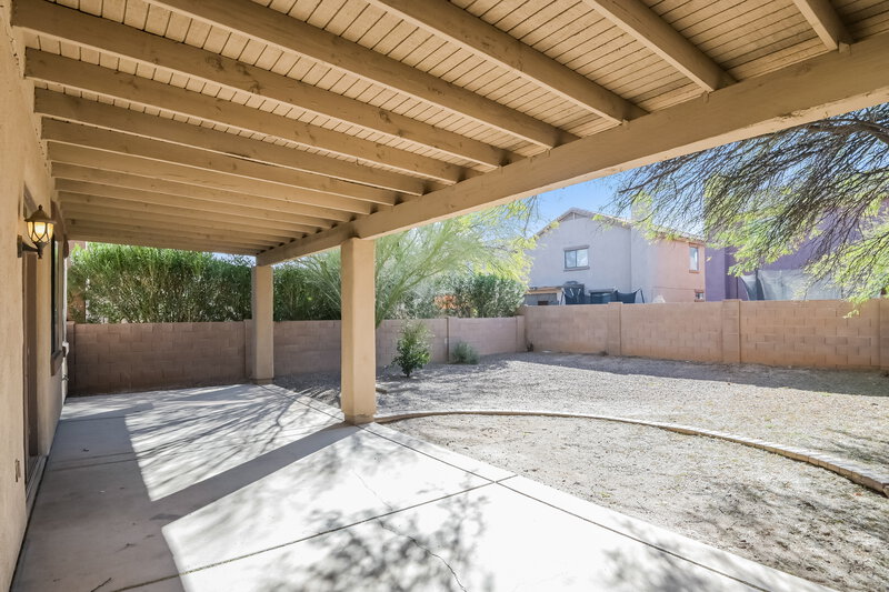 2,725/Mo, 472 E Placita Amuleto Sahuarita, AZ 85629 Covered Patio View