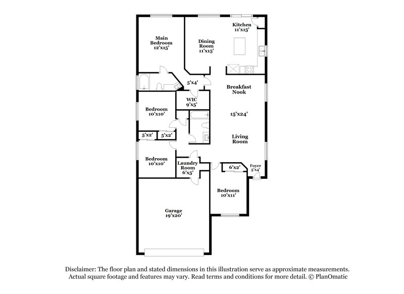 2,255/Mo, 3037 W Mountain Dew St Tucson, AZ 85746 Floor Plan View