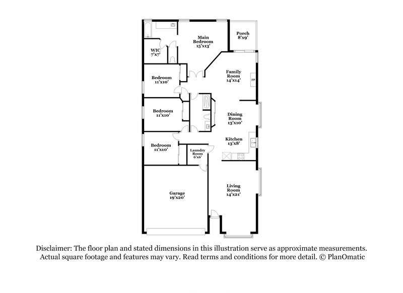 2,010/Mo, 66 W Freddie Canyon Way Oro Valley, AZ 85755 Floor Plan View