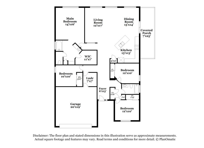 2,175/Mo, 7685 E Placita Luna Preciosa Tucson, AZ 85710 Floor Plan View