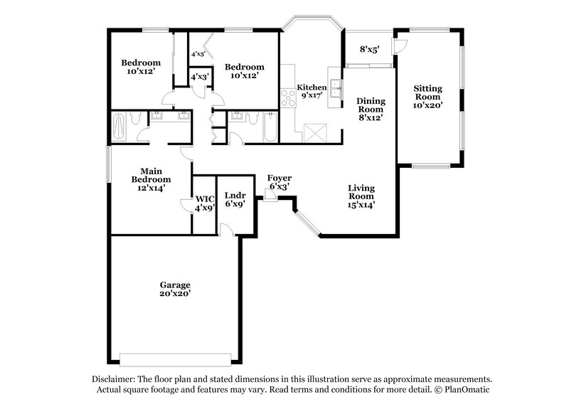 1,840/Mo, 10061 E Domenic Ln Tucson, AZ 85730 Floor Plan View