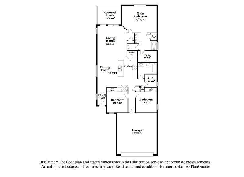 1,770/Mo, 549 N Pecan Sweeper Ln Sahuarita, AZ 85629 Floor Plan View