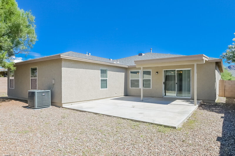 2,015/Mo, 3308 S Desert Echo Rd Tucson, AZ 85735 Rear View 2