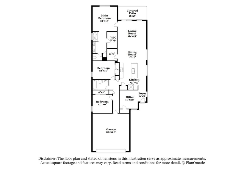 2,000/Mo, 849 E Artesia Pl Sahuarita, AZ 85629 Floorplan View