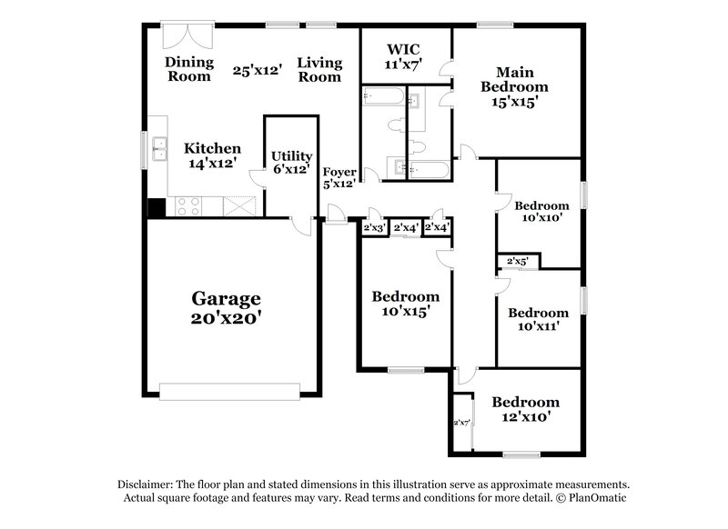 2,570/Mo, 8351 W Screech Owl Dr Tucson, AZ 85757 Floor Plan View