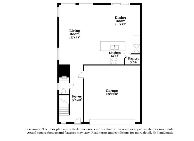 1,765/Mo, 7751 S Candlepine Dr Tucson, AZ 85757 Floor Plan View