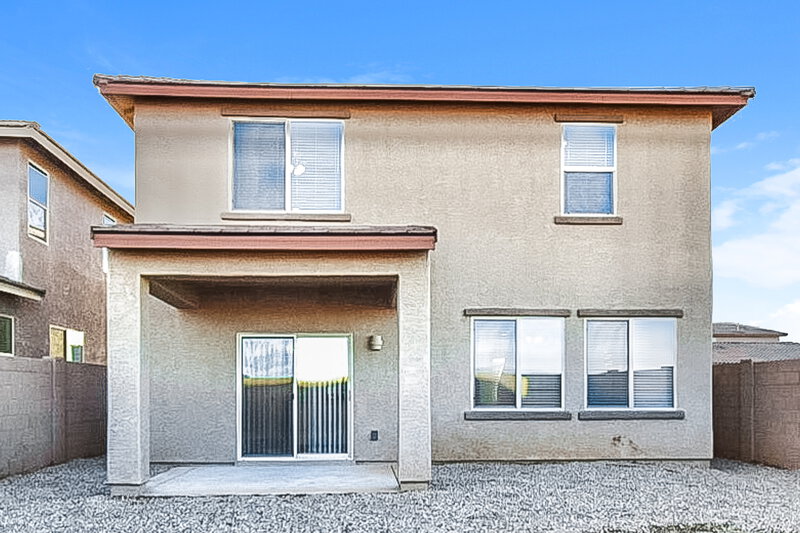 1,765/Mo, 7751 S Candlepine Dr Tucson, AZ 85757 Rear View