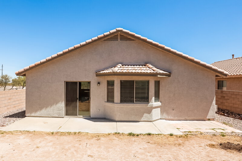 1,845/Mo, 10462 E Dusky Willow Dr Tucson, AZ 85747 Rear View