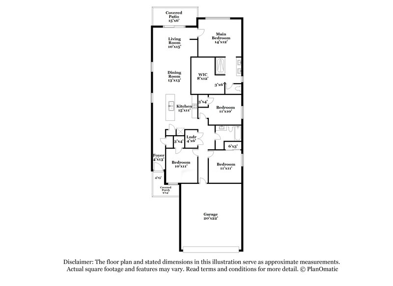 2,055/Mo, 11851 W Charismatic Drive Marana, AZ 85653 Floor Plan View
