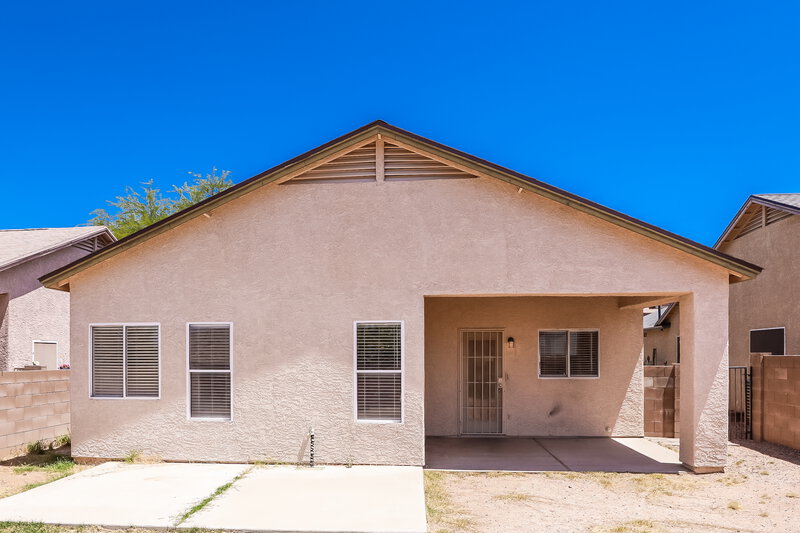 1,750/Mo, 9164 E Sugar Sumac St Tucson, AZ 85747 Rear View